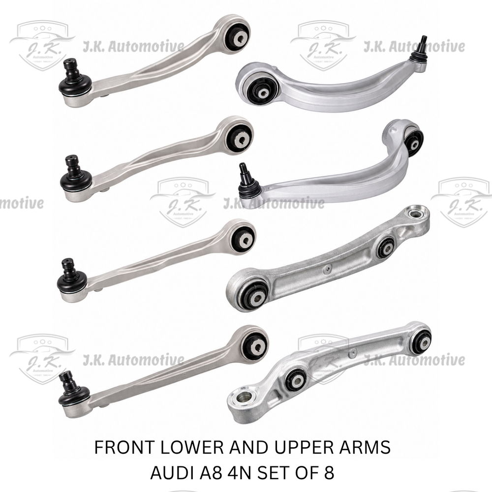 Stokes Germany Front Lower And Upper Control Arm Set of 8 for Audi A8 4N 4G0407693J & 4G0407694J & 8K0407151F & 8K0407152F & 8K0407505M & 8K0407506M & 8K0407509M & 8K0407510M (2020–Present)