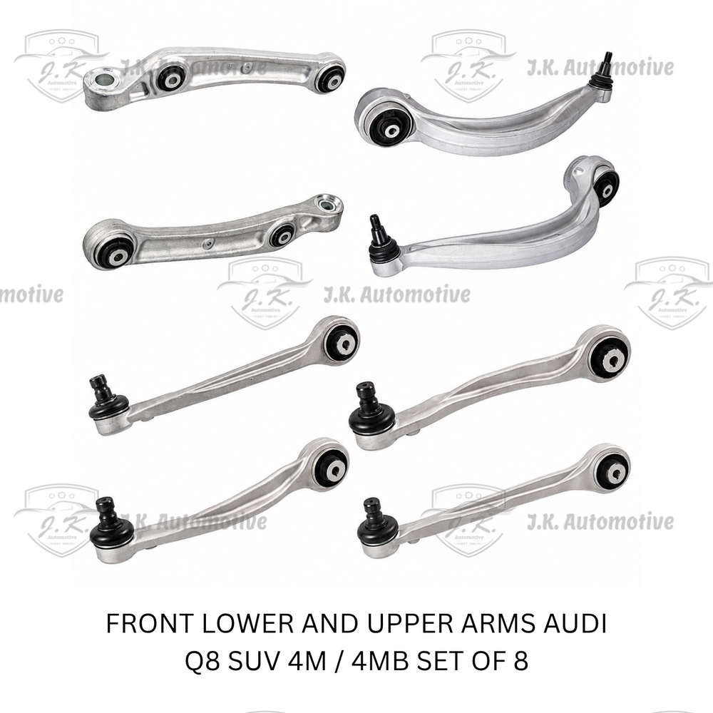 Stokes Germany Front Lower And Upper Control Arm Set of 8 for Audi Q8 SUV 4M / 4MB 4M0407693D & 4M0407694D & 4M0407151F & 4M0407152F & 4M0407505B & 4M0407506B & 4M0407509B & 4M0407510B (2020–Present)