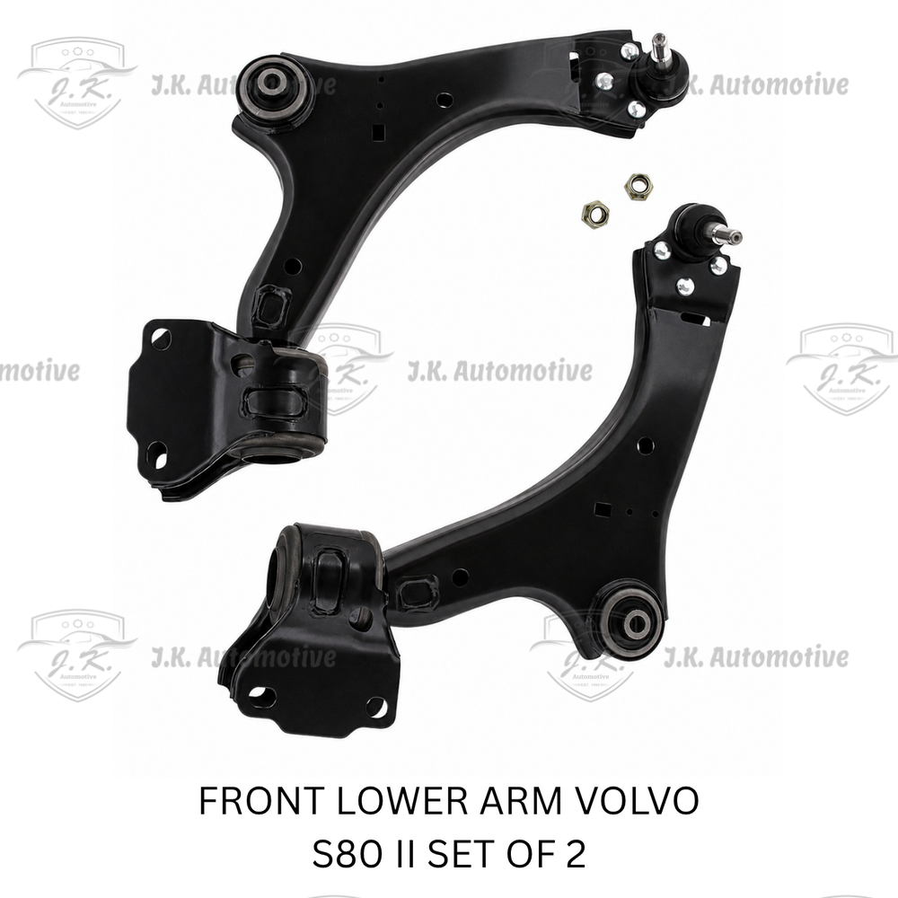 Stokes Germany Front Lower Control Arm Set of 2 for Volvo S80 II 31277343 & 31277344 (2007–2016)
