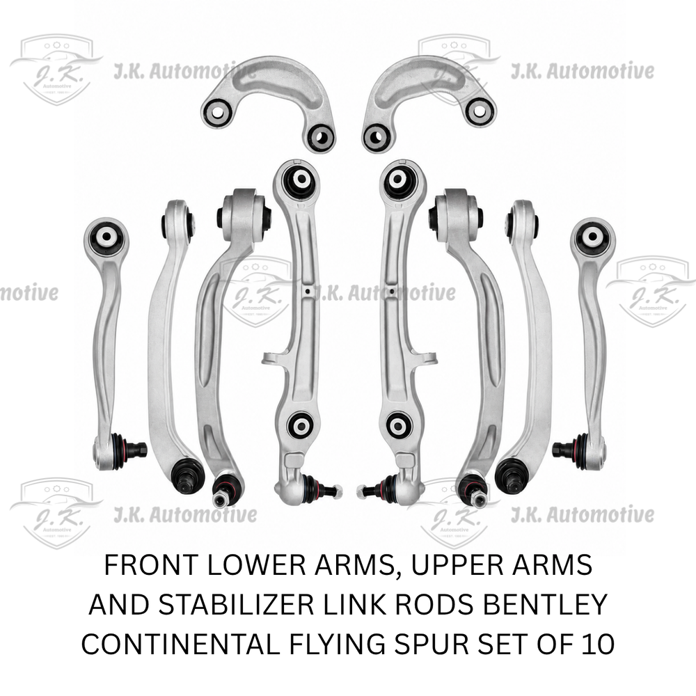 Stokes Germany Front Lower And Upper Control Arm And Stabilizer Link Rod Set of 10 for Bentley Continental Flying Spur 3W 3W0407509 & 3W0407506 & 3W0407510 & 3W0407505 & 3W0407693 & 3W0407694 & 3W0407151B/3W0407151E & 3W0411317C (2005–2013) - Image 2