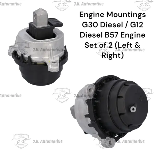 Engine Mounting For BMW 5 Series G30 Diesel B57 Engine (Set of 2) - 22116860478 & 22116860477