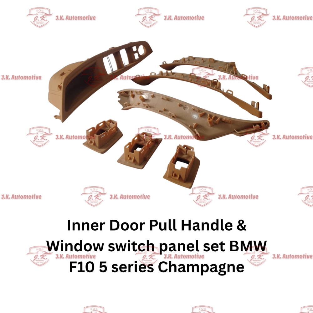Inner Door Pull Handle and Window Switch Panel Set BMW 5 Series F10 Champagne - Image 3