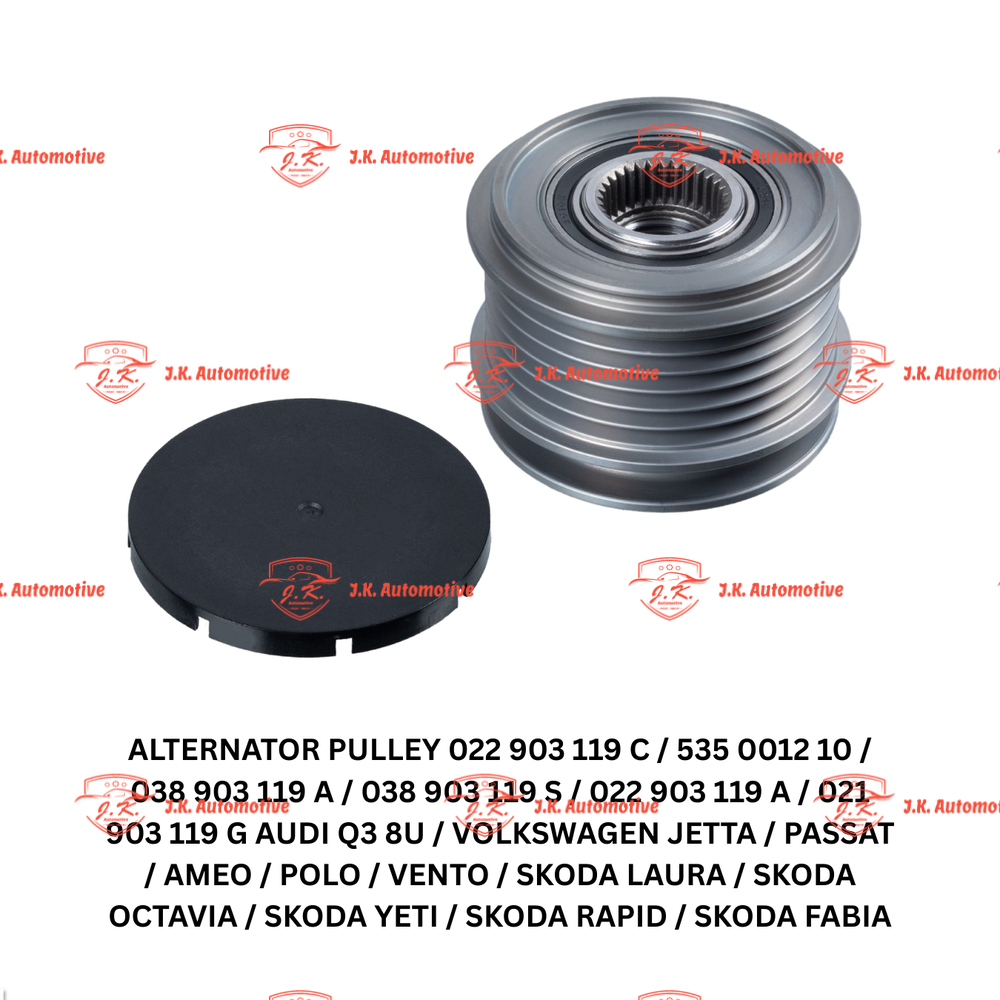 Alternator Pulley / Freewheel Pulley 022 903 119 C / 535 0012 10 / 038 903 119 A / 038 903 119 S / 022 903 119 A / 021 903 119 G Skoda Fabia Diesel