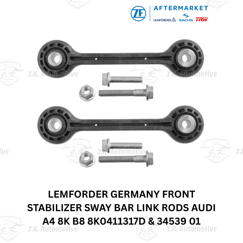 Lemförder Germany Front Stabilizer Sway Bar Link Rods for Audi A4 B8 (8K) – Lemförder 34539 01 – OEM 8K0411317D