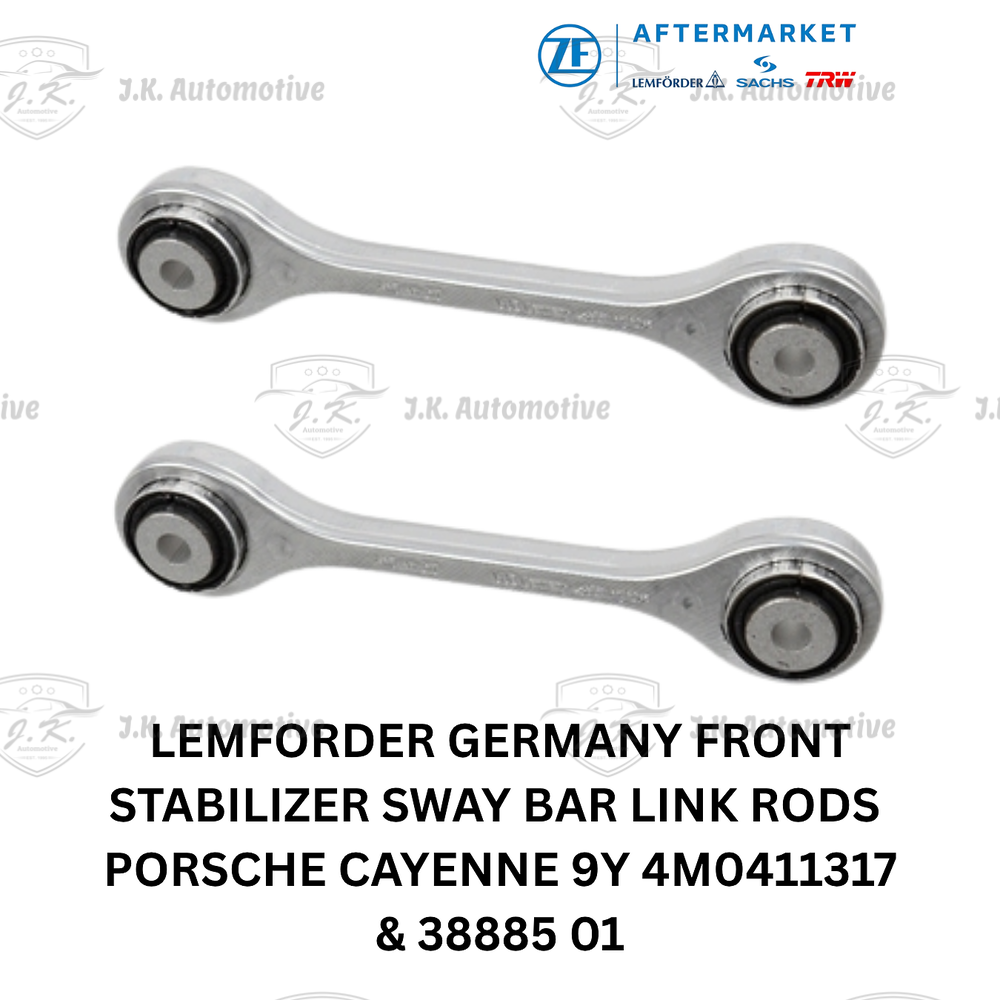 Lemförder Germany Front Stabilizer Sway Bar Link Rods for Porsche Cayenne 9Y – Lemförder 38885 01 – OEM 4M0411317