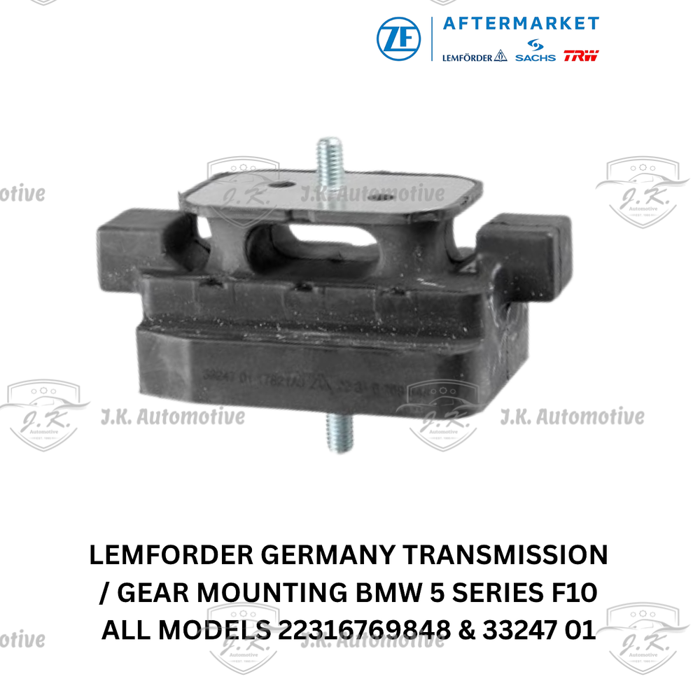 Lemförder Germany Transmission Gear Mounting for BMW 5 Series F10 All Models – Lemförder 33247 01 – OEM 22316769848