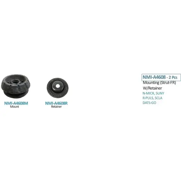 Front Shock Absorber Mounting With Retainer For Nissan Sunny - NMI-A4608S