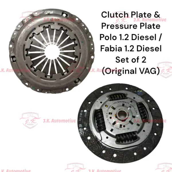 Clutch Plate & Pressure Plate For Volkswagen Polo 1.2 Diesel Set of 2 (Original VAG) - 03P141025 & 03P141031A