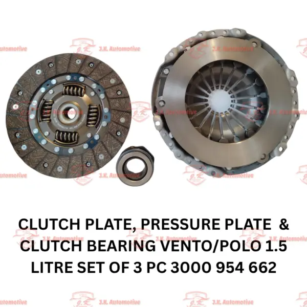 Clutch Plate, Pressure Plate & Clutch Bearing Volkswagen Vento 1.5 Liter Set Of 3 Pc 3000 954 662 Sachs - Image 2
