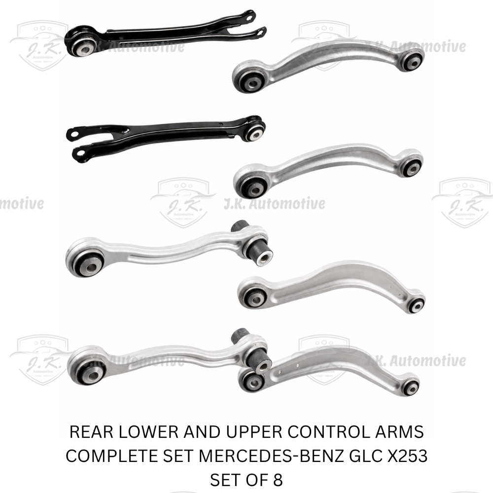 Stokes Germany Rear Lower And Upper Control Arm Complete Set of 8 for Mercedes-Benz GLC X253 A2053506103 & A2053506203 & A2043502106 & A2043502206 & A2053506503 & A2053506603 & A2053506303 (2016–2023)