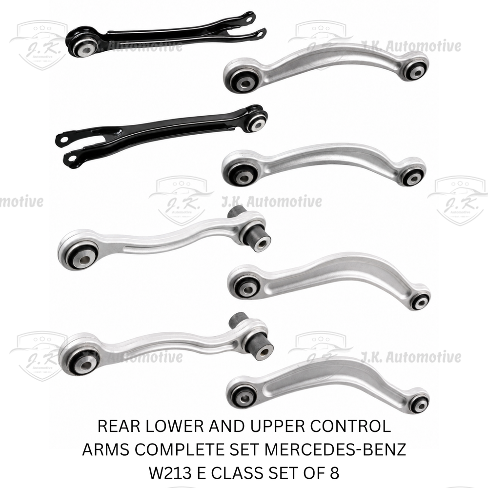 Stokes Germany Rear Lower And Upper Control Arm Complete Set of 8 for Mercedes-Benz E-Class W213 A2053506103 & A2053506203 & A2043502106 & A2043502206 & A2053506503 & A2053506603 & A2053506303 (2017–2024)