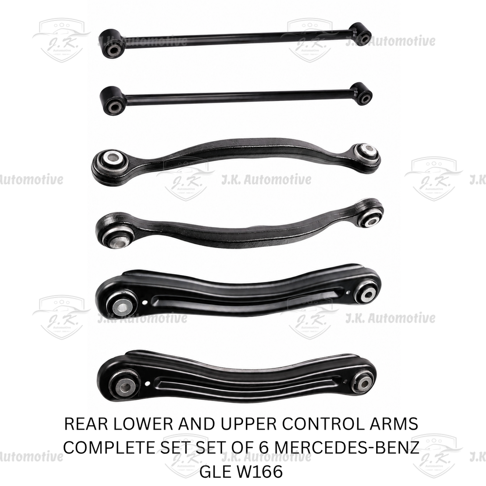 Stokes Germany Rear Lower And Upper Control Arm Complete Set of 6 for Mercedes-Benz GLE W166 A1663500106 & A1663500206 & A1663500306 A1663500053 (2015–2019)