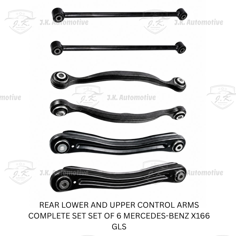 Stokes Germany Rear Lower And Upper Control Arm Complete Set of 6 for Mercedes-Benz GLS X166 A1663500106 & A1663500206 & A1663500306 A1663500053 (2016–2020)