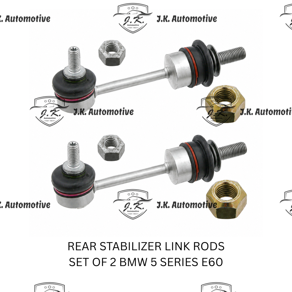 Stokes Germany Rear Stabilizer Link Rod Set of 2 for BMW 5 Series E60 33506781540 / 33556761000