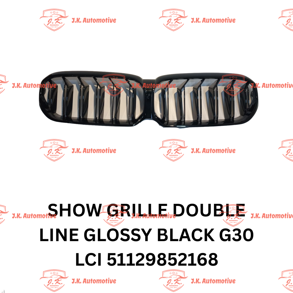 Show Grille Double Line Glossy Black BMW 5 Series G30 LCI 51129852168 - Image 2