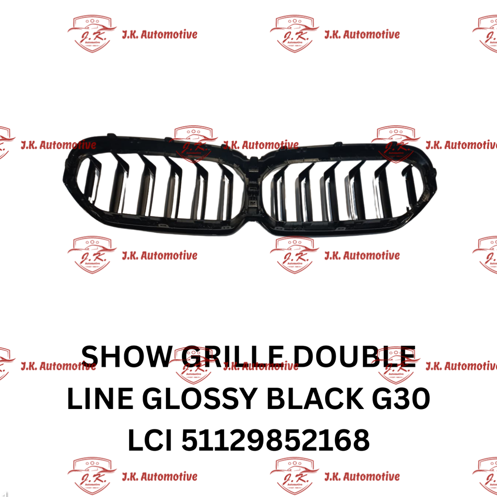 Show Grille Double Line Glossy Black BMW 5 Series G30 LCI 51129852168