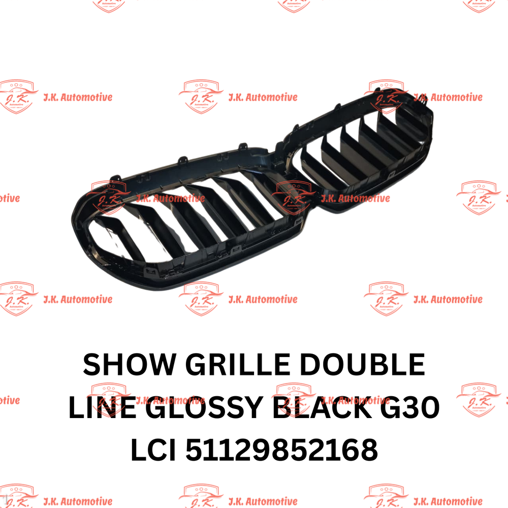 Show Grille Double Line Glossy Black BMW 5 Series G30 LCI 51129852168 - Image 3
