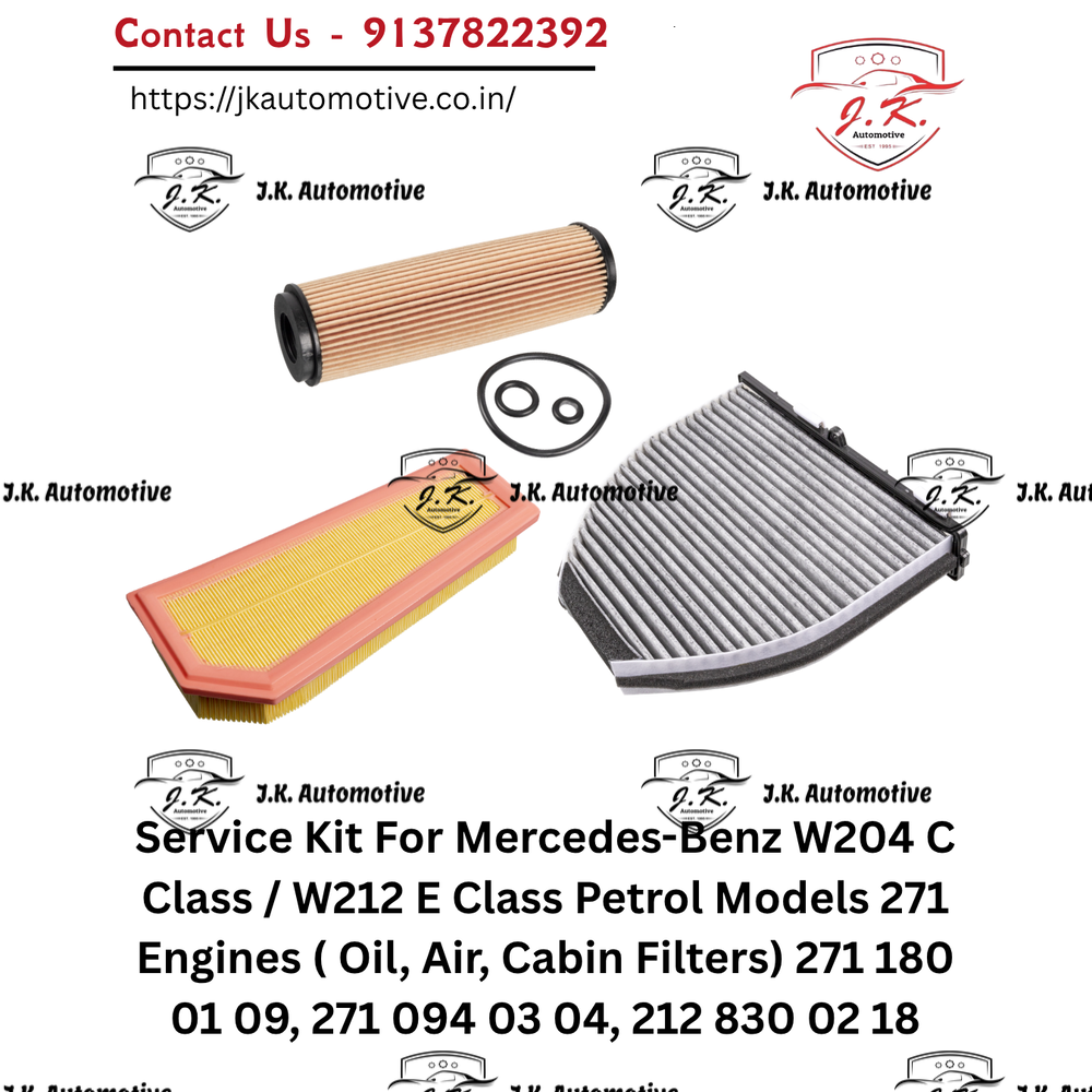 Mercedes-Benz E200 CGI W212 M271 Petrol Service Kit Oil Air Cabin Filters A2711800009 A2710940100 A2048300518 (2009-2016) - Image 2
