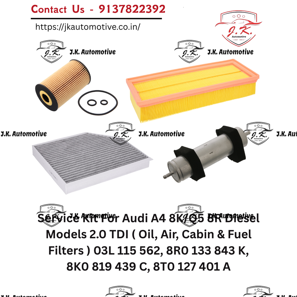 Audi Q5 8R 2.0 TDI Service Kit Oil Air Cabin Fuel Filters 8K0133843E 8K0819439 8K0127400 (2008-2017) - Image 2