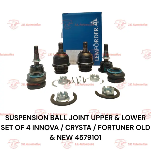 Suspension Ball Joint Upper & Lower Set Of 4 Toyota Innova 4579101 Lemforder