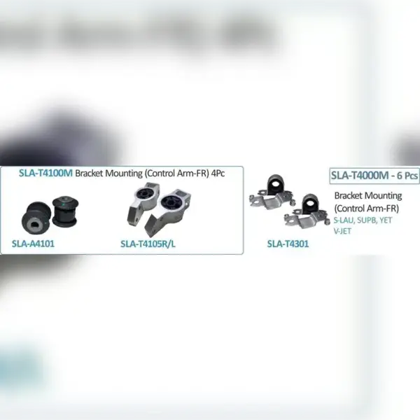 Front Suspension Bush Kit Set Of 6 For Skoda Superb - SLA-T4000