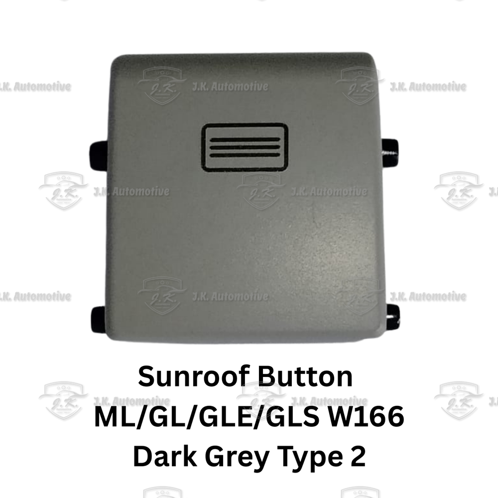 Sunroof Switch Button Model-B Mercedes Benz GL/ML/GLE/GLS W166 Dark Grey