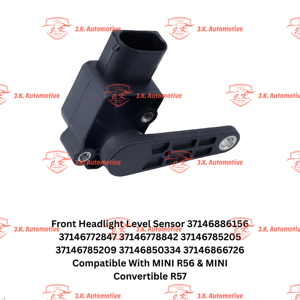 Front Headlight Level Sensor 37146886156, 37146772847, 37146778842, 37146785205, 37146785209, 37146850334, 37146866726 For MINI Convertible R57