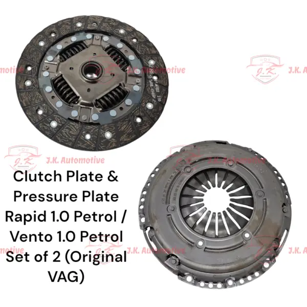 Clutch Plate & Pressure Plate For Skoda Rapid 1.0 Petrol Set of 2 (Original VAG) - 04C141025P & 04C141031C