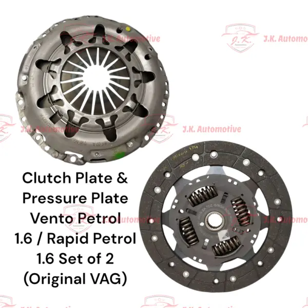 Clutch Plate & Pressure Plate For Skoda Rapid 1.6 Petrol Set of 2 (Original VAG) - 03C141025K & 03C141031G