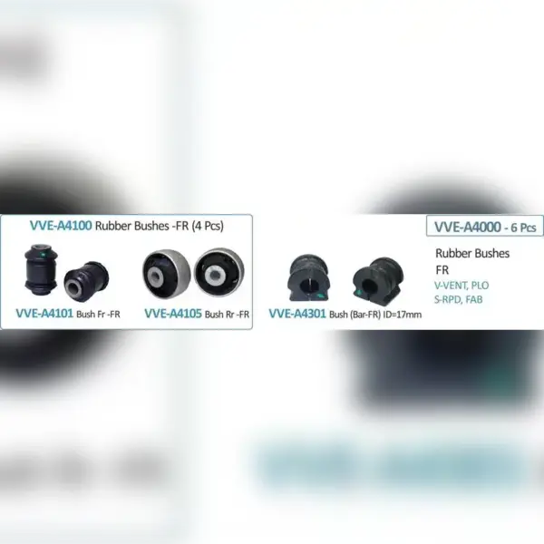 Front Suspension Bush Set Of 6 For Volkswagen Vento - VVE-A4000