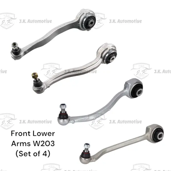 Front Lower Arms For Mercedes-Benz C-Class W203 (Set of 4) - A2033303311 / A2043301911 & A2033303411 / A2043302011 & A2033303511 / A2033303911 / A2043304311 & A2033303611 / A2033304011 / A2043304411