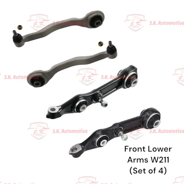 Front Lower Arms For Mercedes-Benz E-Class W211 (Set of 4) - A2113301111 / A2113304311 / A2113304911 & A2113301211 / A2113304411 / A2113305011 & A2113309107 & A2113309207