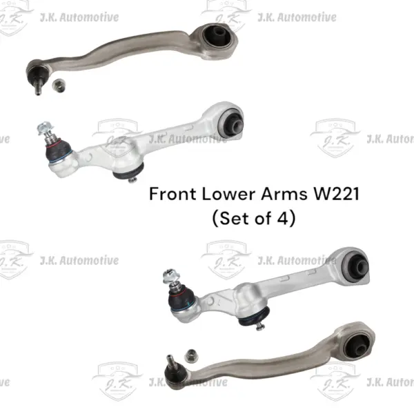 Front Lower Arms For Mercedes-Benz S-Class W221 (Set of 4) - A2213300141 & A2213300241 & A2213306707 / A2213308107 & A2213306807 / A2213308207