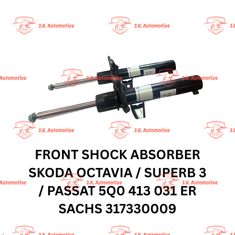 Front Shock Absorber Volkswagen Passat New Model 5Q0413031ER Sachs Set of 2 - Image 5