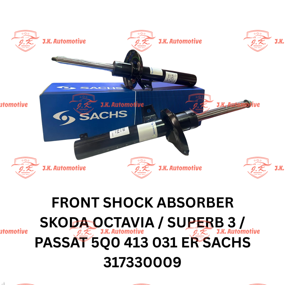 Front Shock Absorber Volkswagen Passat New Model 5Q0413031ER Sachs Set of 2 - Image 3