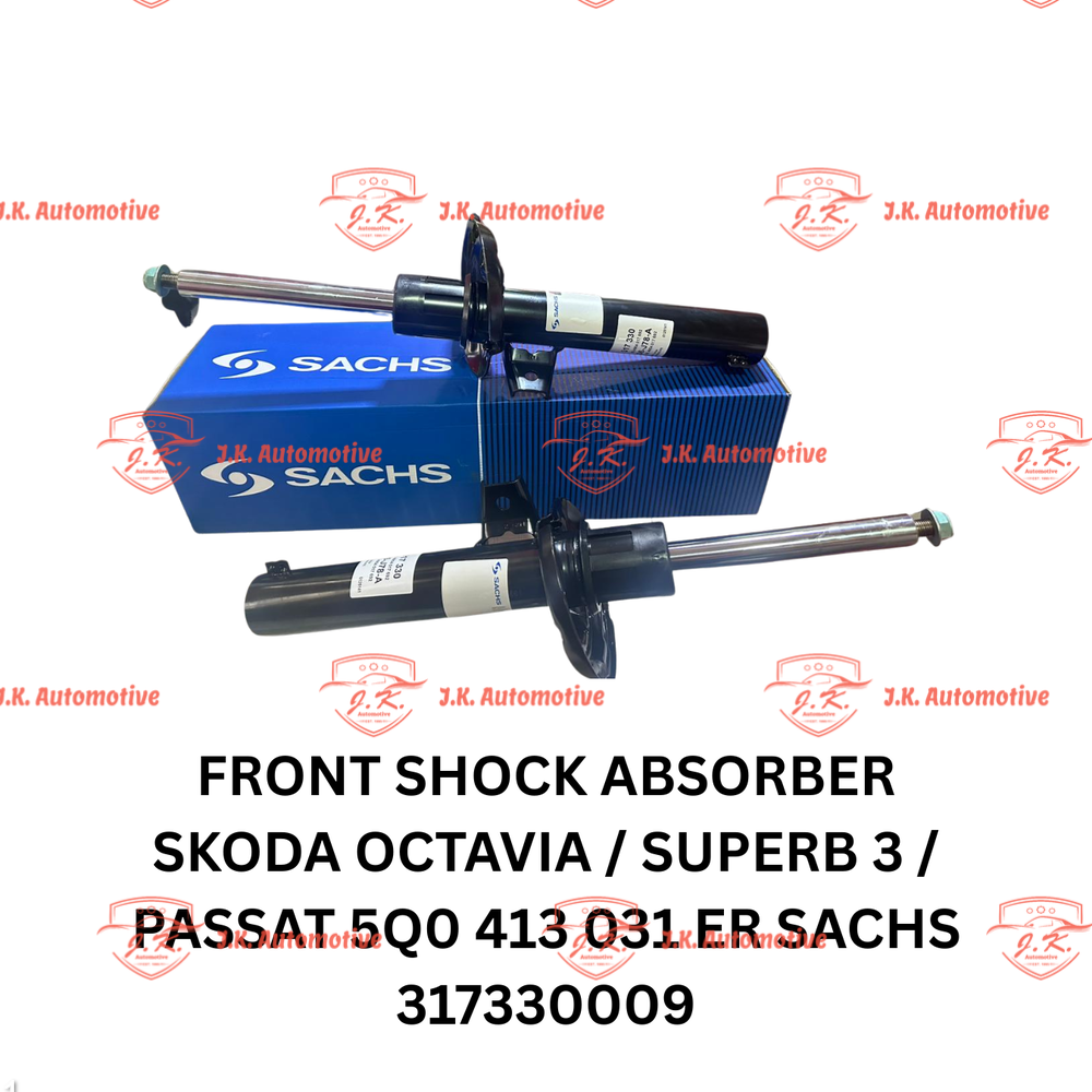 Front Shock Absorber Volkswagen Passat New Model 5Q0413031ER Sachs Set of 2 - Image 2