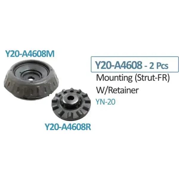 Front Shock Absorber Mounting With Retainer For Hyundai I20 - Y20-A4608S