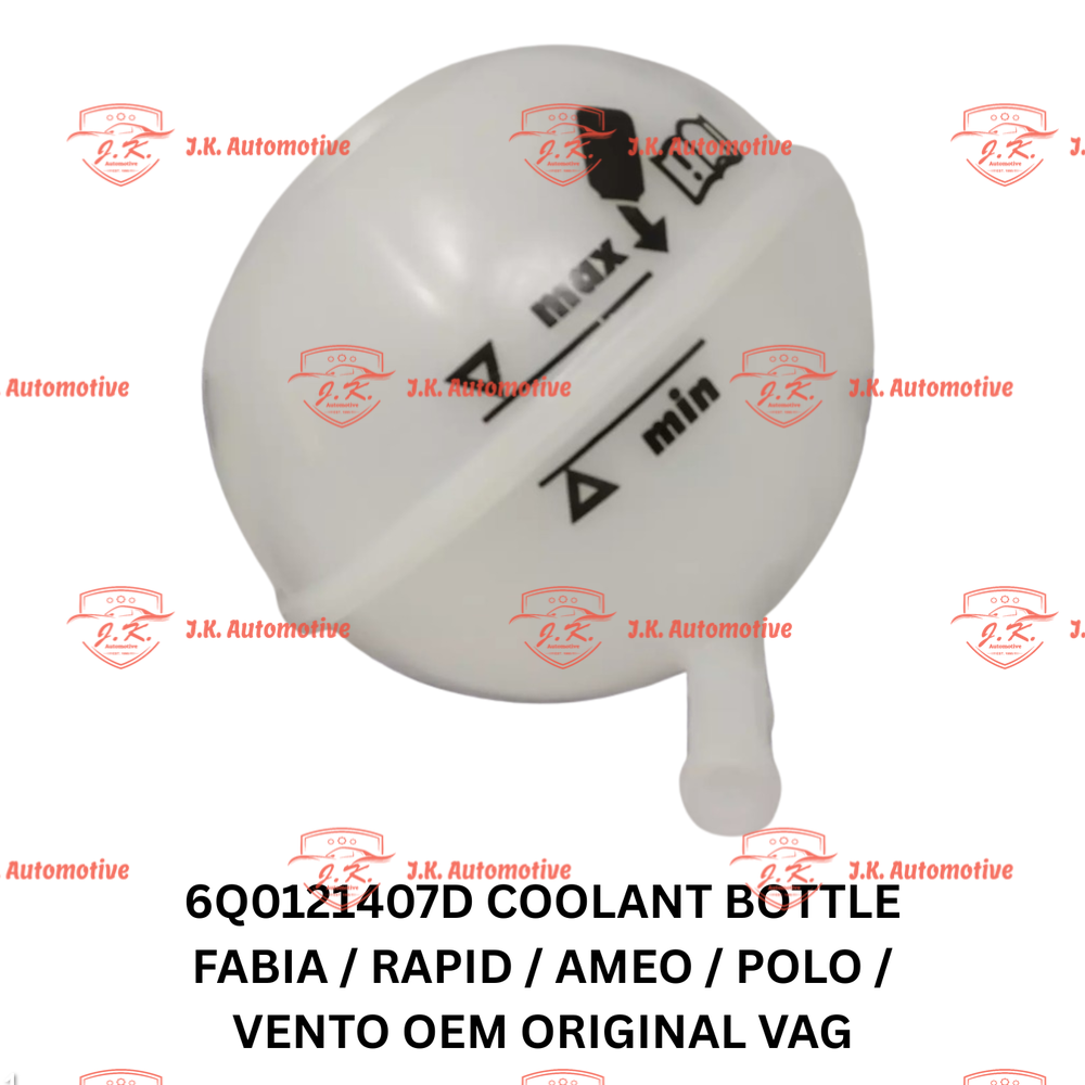 6Q0121407D Coolant Bottle Volkswagen Polo Original VAG OEM - Image 2