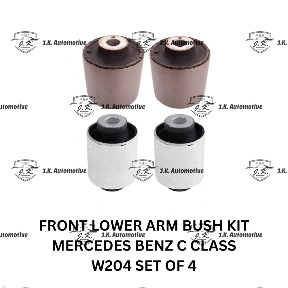 Front Bushing Kit (Lower Arm Bush Kit) Mercedes Benz C Class W204 Set of 4 2007-2014