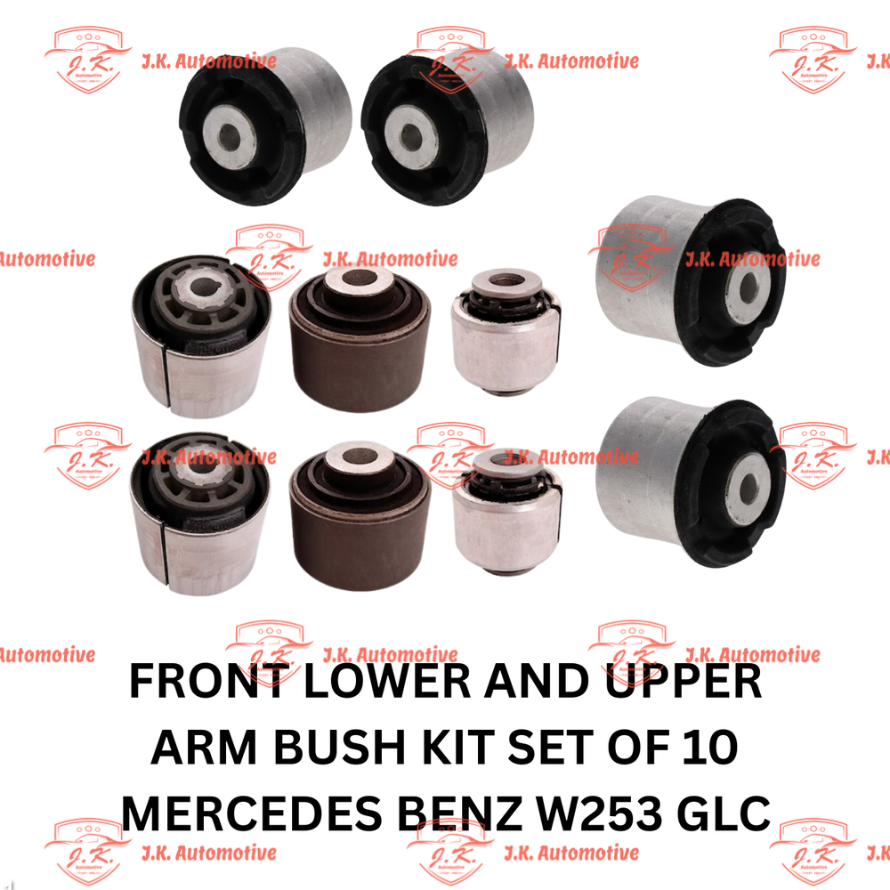 Front Bushing Kit (Lower And Upper Arm Bush Kit) Set of 10 Mercedes Benz W253 GLC 2016-2023