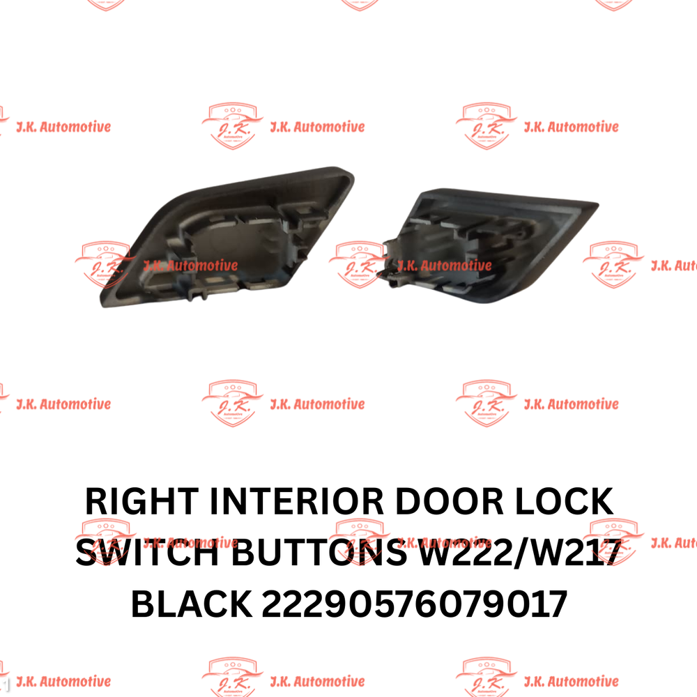 Right Interior Door Lock Switch Buttons W222 S Class Black 22290576079017 - Image 3