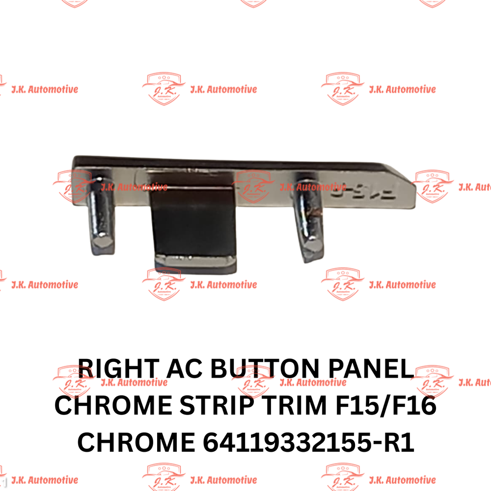 Right A/C Button Panel Chrome Strip Trim BMW X5 F15 Chrome 64119332155-R1