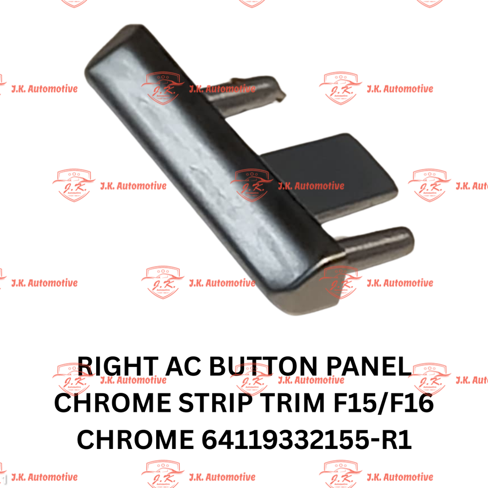 Right A/C Button Panel Chrome Strip Trim BMW X5 F15 Chrome 64119332155-R1 - Image 3