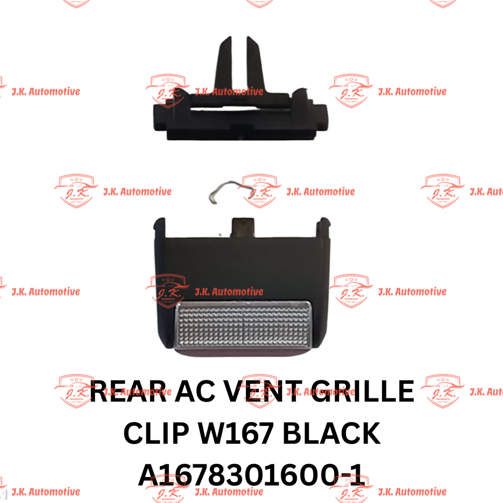 Rear A/C Vent Grille Clip Mercedes Benz W167 (GLS/GLE/GL) Black A1678301600-1